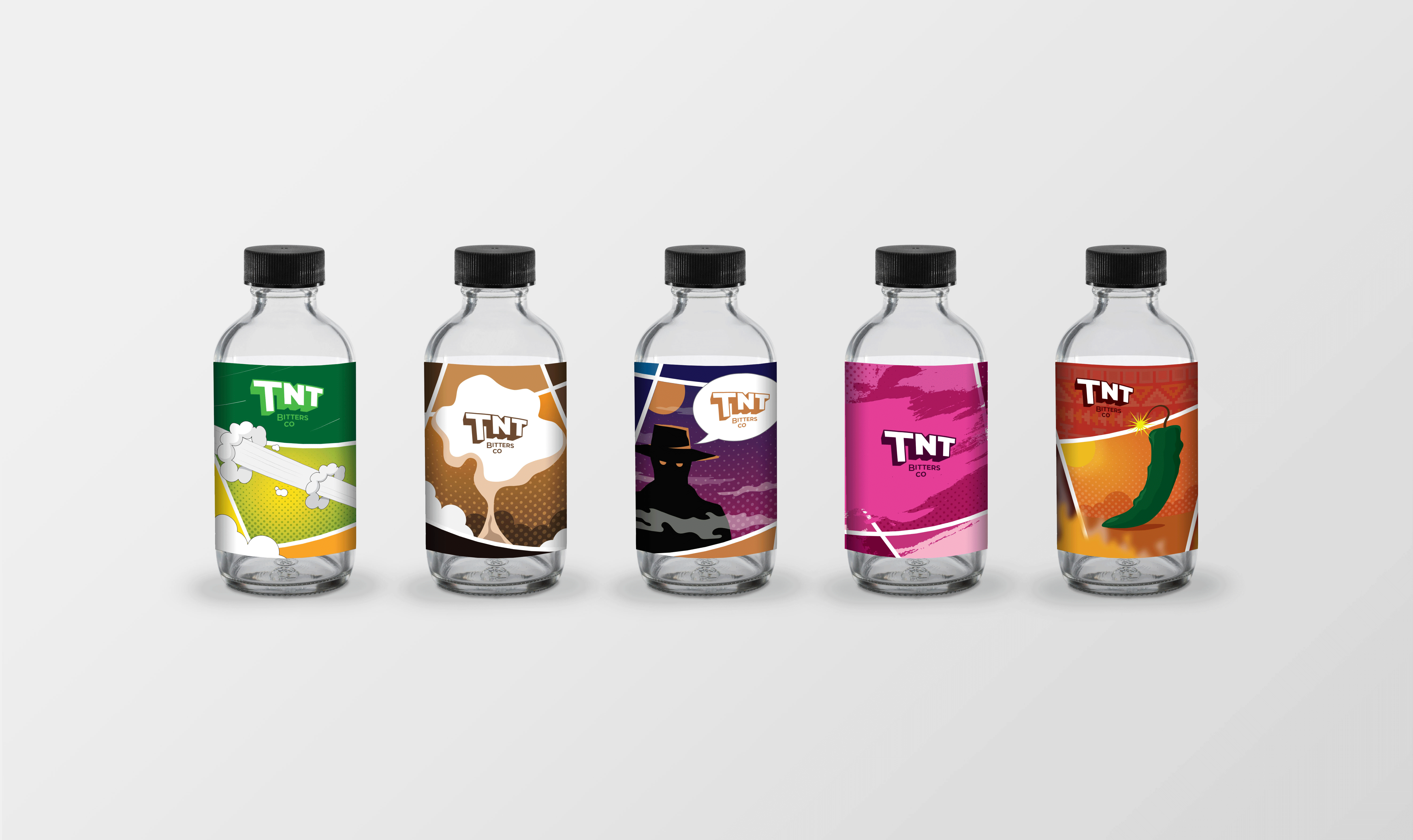 TNT Bitters- Packaging Design