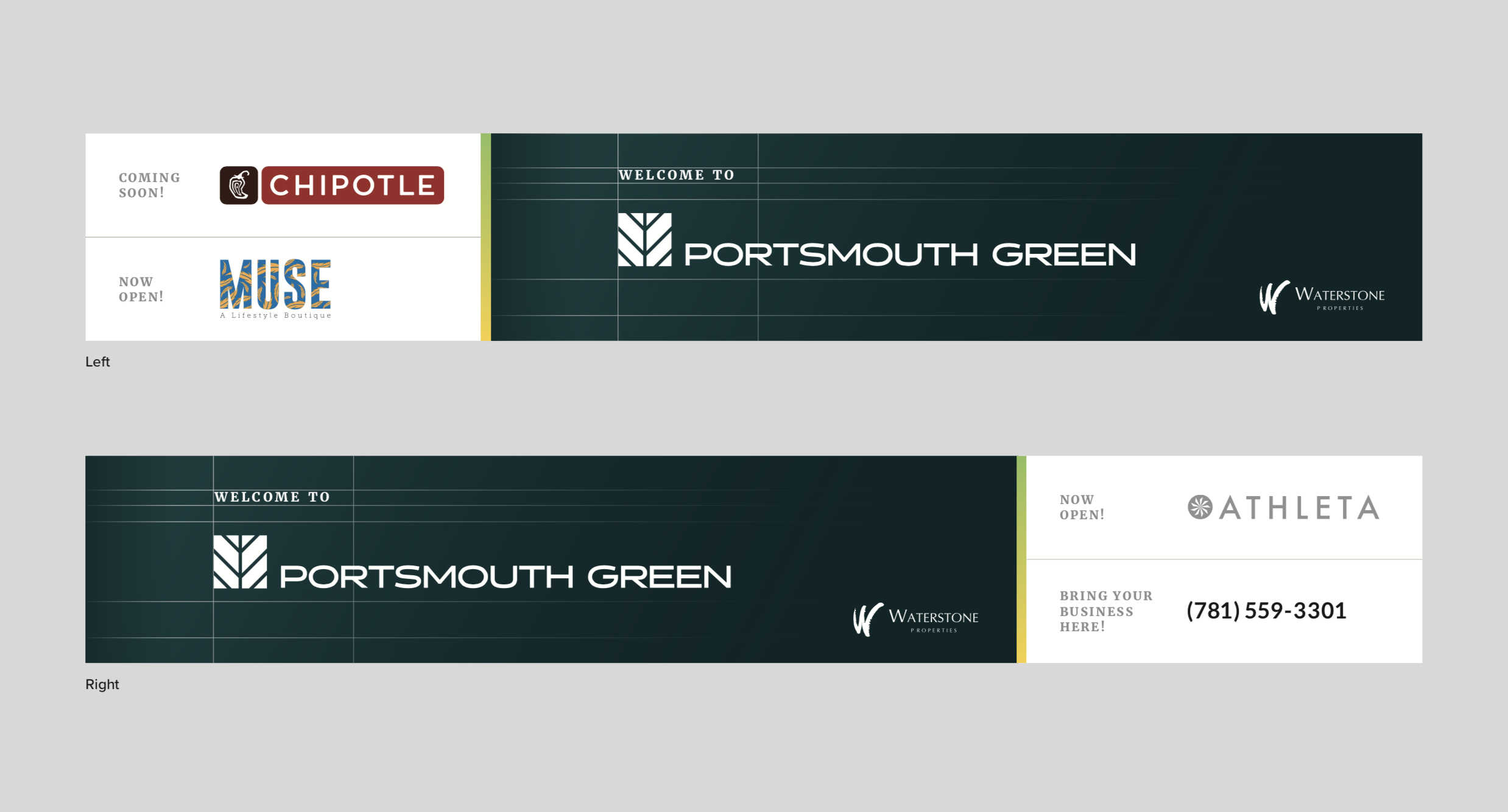 Portsmouth Green banner design
