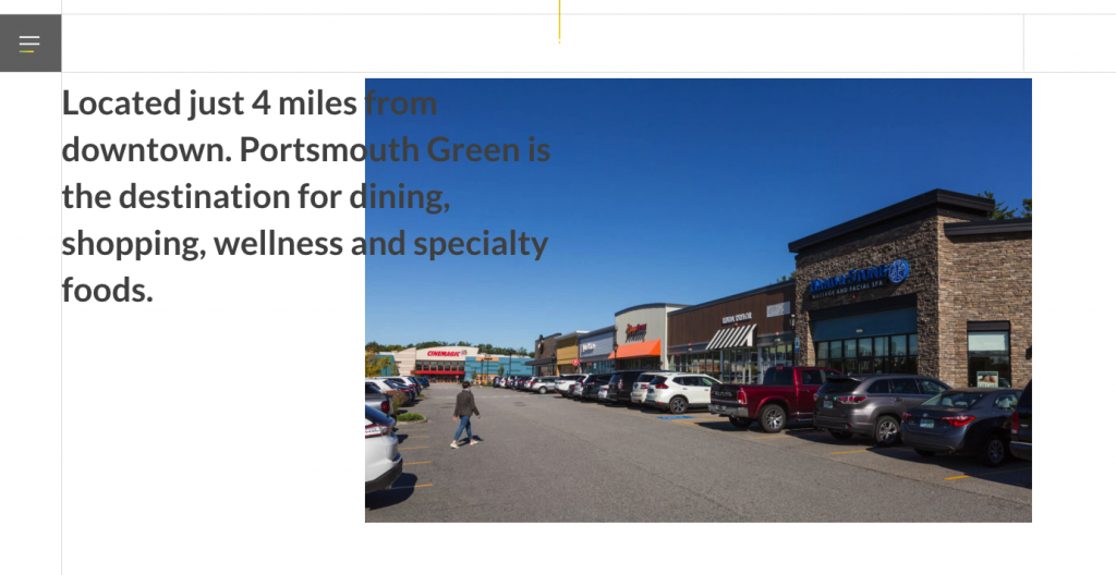 Portsmouth Green website design