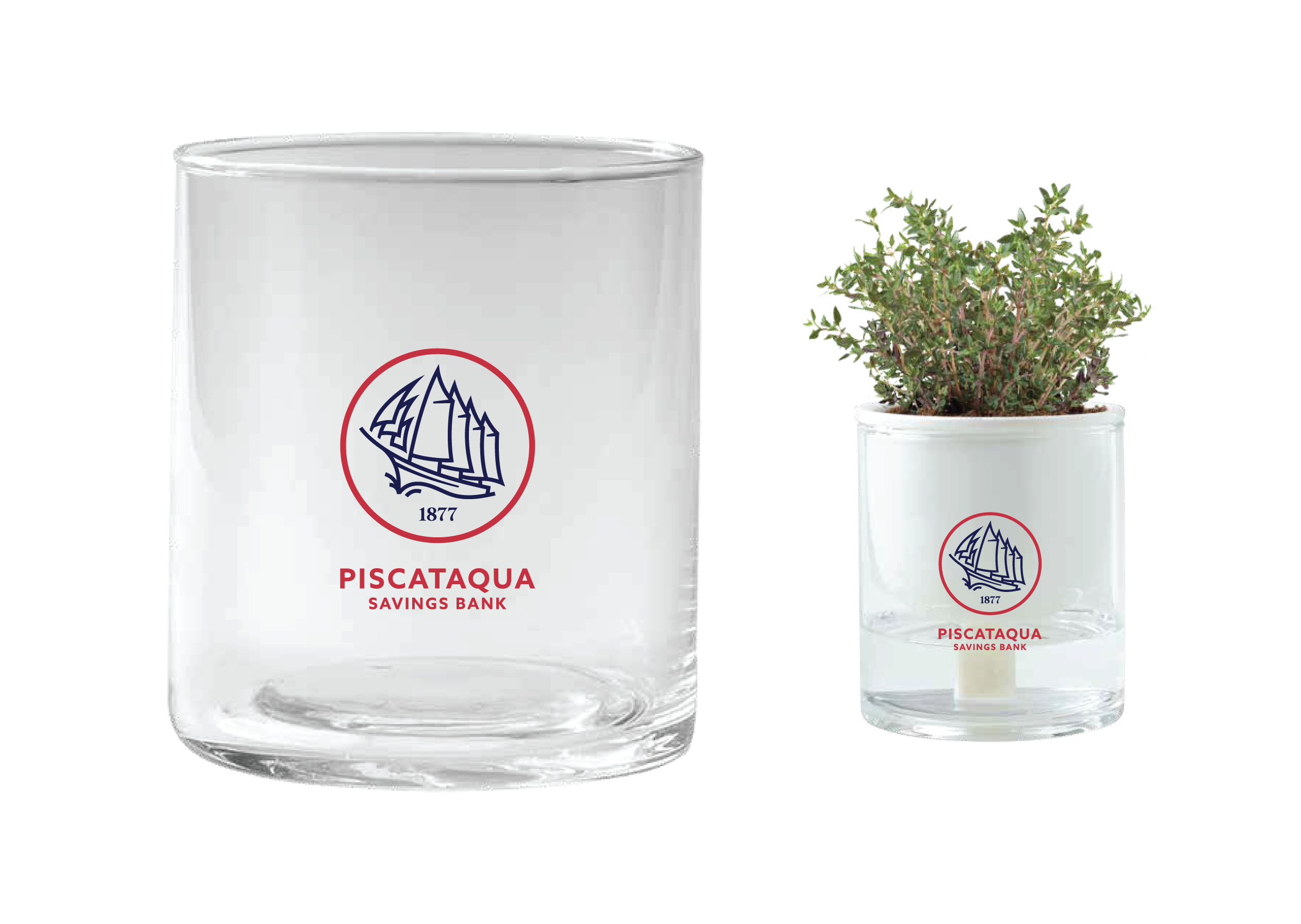 Piscataqua Savings Bank Planter Mockup