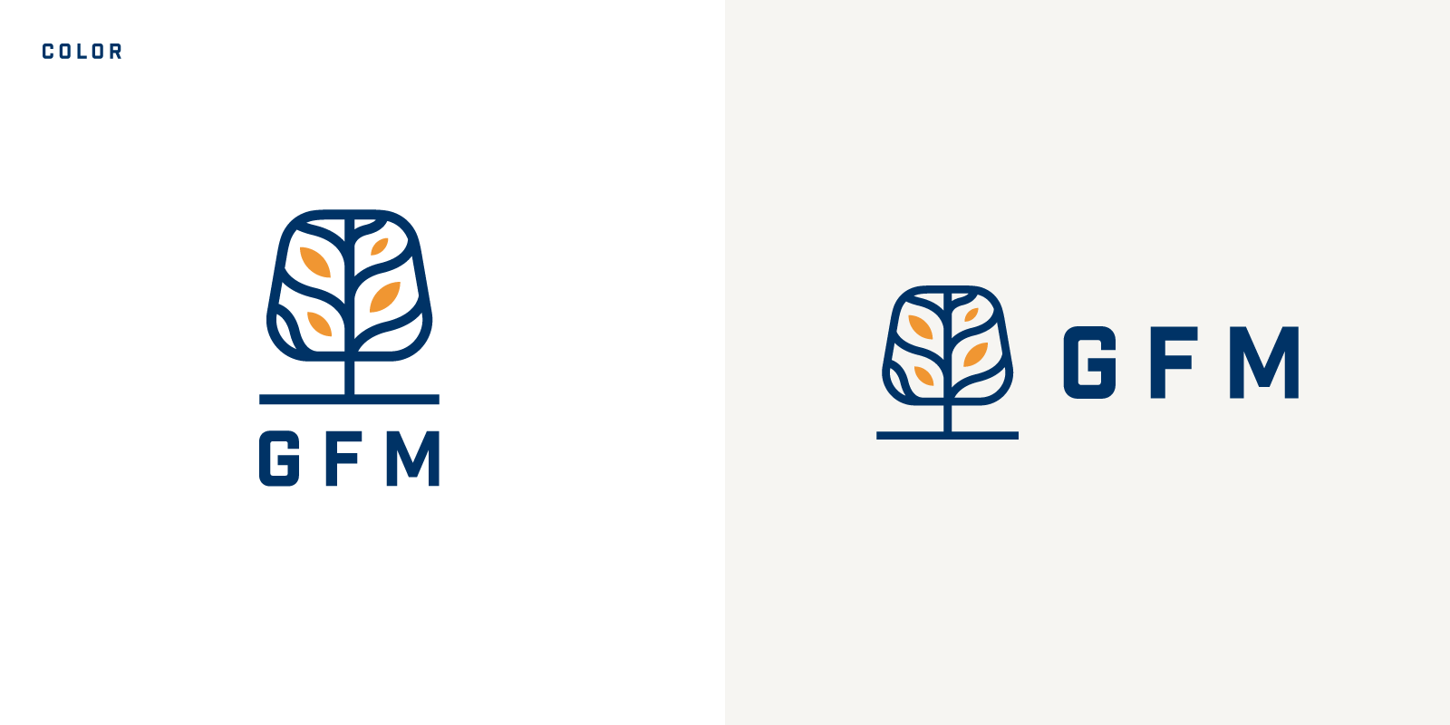 Goodwin Family Management Logos on white and gray backgrounds
