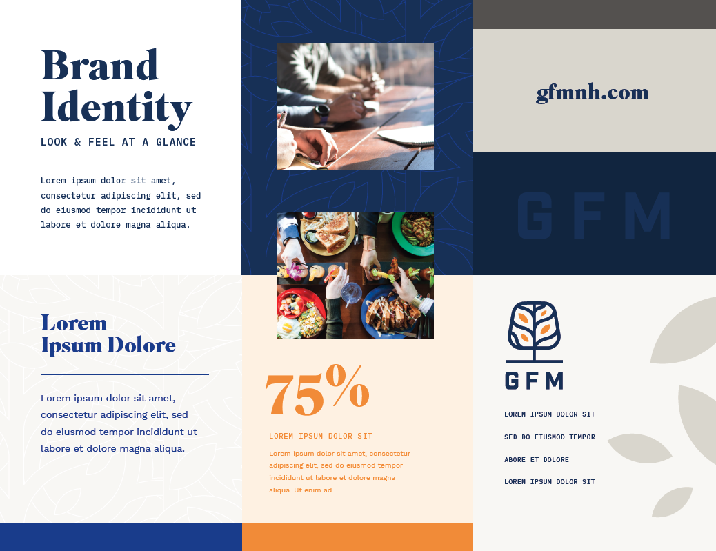 Screenshot from Goodwin Family Management Brand Guidelines